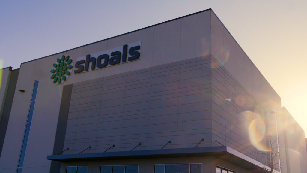 Shoals' new MEGA manufacturing facility.