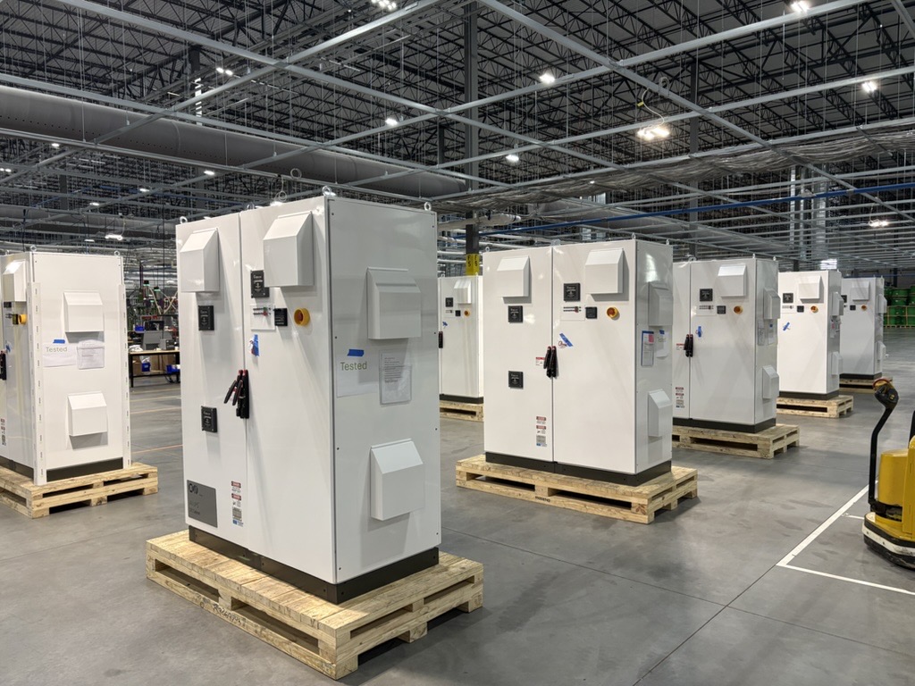 Shoals manufactures energy storage solutions for data centers.