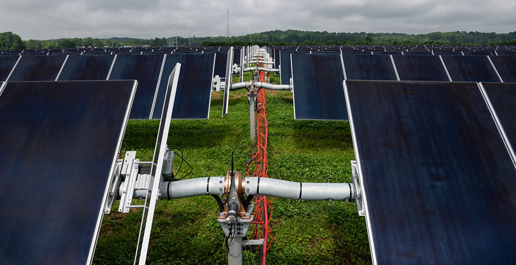 Bearing Housing Assembly (BHA) en un tracker solar.