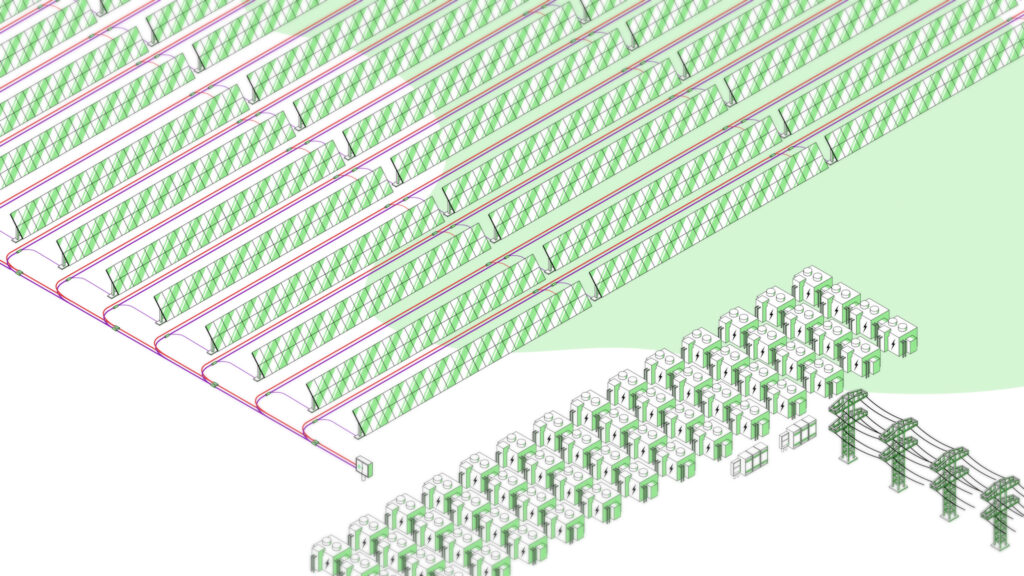 SuperHarness: diseño eficiente en plantas FV con filas extensas